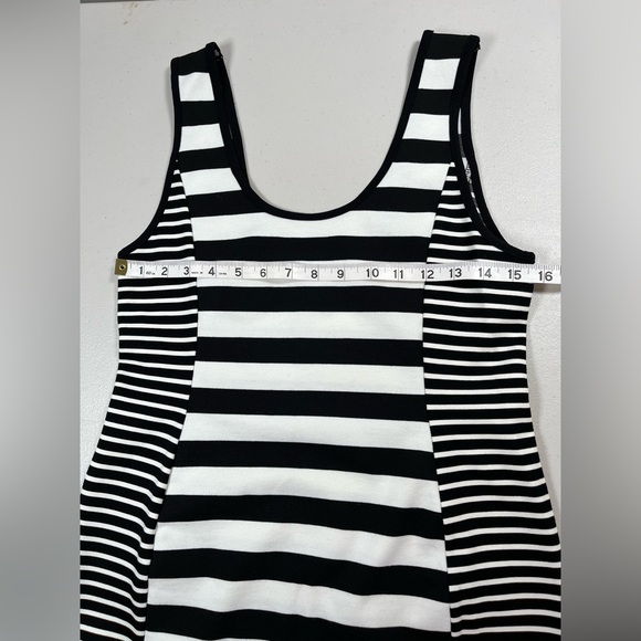 Sanctuary Black and White Striped Midi Dress - Picture 8 of 11